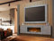 Acantha Orion Electric Floating Media Wall Suite with TV Backboard in Concrete Effect