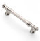 9BUILD 10 Pack 96mm Brushed Satin Nickel Kitchen Cabinet Handles - Drawer and Door Handles for Cupboards and Wardrobes - Zinc Alloy UK0036