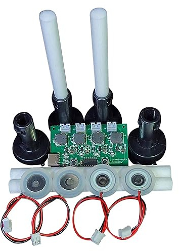 HUTSRAI Luftbefeuchtermodul mit vier Sprühvorrichtungen, Steuerplatine des Luftbefeuchters, mit vier Sprühvorrichtungen, langlebiges Set C