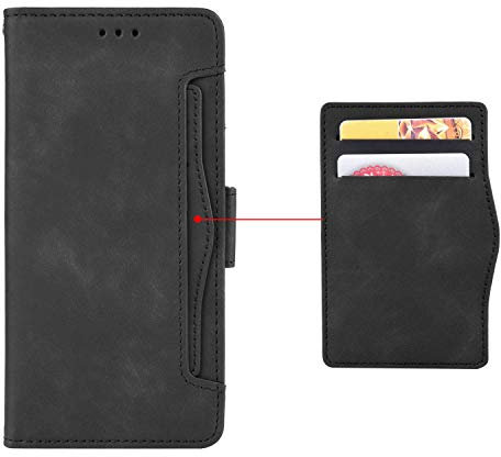 EasyShow Coque pour ZTE Nubia Z60 Ultra Housse, Étui en Cuir PU Coque avec Fente Carte, Flip Cover Fermeture Magnétique und Flip Béquille Etui pour ZTE Nubia Z60 Ultra Coque-Noir
