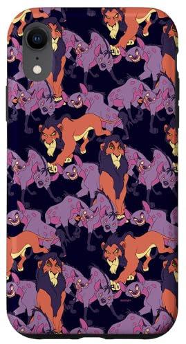 iPhone XR Disney The Lion King 30th Anniversary Scar & Hyenas Pattern Case
