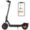 Elektroroller mit Straßenzulassung(ABE), Faltbarer E-Scooter für Erwachsene bis 120KG - 400W Motor, 10,4Ah Batterie, APP Steuerung & LED Display, 10'' Gummi-Räder, 16KG
