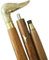 Gehstock, antiker Vintage-Stil, viktorianisch, römisch, Holz, Ente Messinggriff, Sammlerstück für Erwachsene