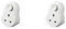 Plugin Dimmer Switch | White (Only compatible with dimmable bulbs) (Packaging May Vary (Pack of 2)