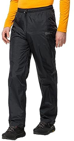 Jack Wolfskin Unisex Rainy Day Pants Regenhose, Black 6001, XS EU