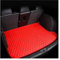 Kofferraummatte Für X5 E70 2008-2013 5-Sitzer Heckschutz Zubehör Ablage Teppich Custom Leder Auto Kofferraummatten Antirutschmatte(Color:Red Sigle)