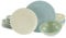 CreaTable, 24035, Serie Valencia Pastell, 18-teiliges Geschirrset für 6 Personen aus Porzelan Teller Set aus Porzellan, spülmaschinen- und mikrowellengeeignet, Made in Europe