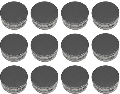 FEIHU Schleifpapier 50mm Klett. 120 Stück Körnung 80,2 Zoll Schleifscheiben klett, 50mm Schleifscheiben Für die meisten Drehwerkzeuge. Schleifpads Geeignet zum Polieren von Holz, Automobilen