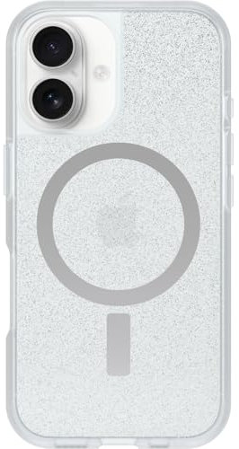 OtterBox React Series MagSafe Case for iPhone 16, Shockproof, Drop proof, Ultra-Slim, Protective Thin Case, Tested to Military Standard, Stardust/Clear