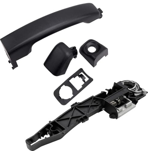 EUTEEWAL Linke Seite Außentürgriff Schiebetürgriff mit Halter für Renault Master MK3 Vauxhall Movano Ersatz 806069981R 806067794R 806073022R