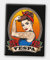 Vespa Emblem - Front-Emblem für Vespa Piaggio Kaskade - 3D-Doming Aufkleber von V-Sticker.com - VP-258 - Rockabilly-Girl