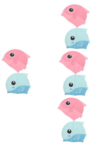 POPETPOP 4 Juegos Gorro De Natación Tapa Nadar Sombrero Gorro De Ducha para Gorros De Baño para Piscina Gorra De Baño Sombreros Nadadores Gorras Gel De Sílice 2 Piezas * 4