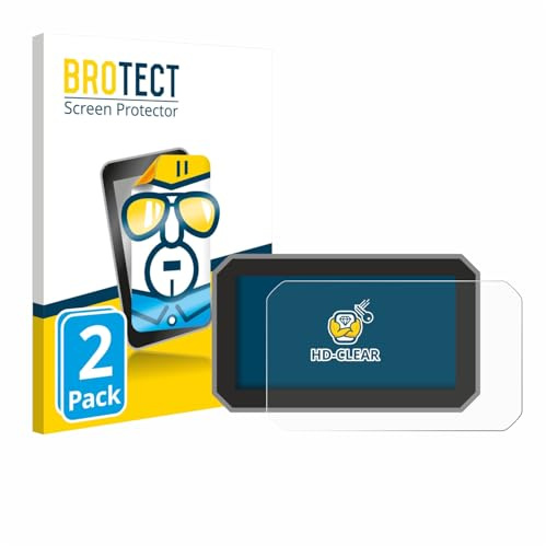 BROTECT Schutzfolie für Honda Forza 2025 | 2 Stück Transparenter Displayschutz Made in Germany Klare Displayschutz-Folie Clear Einfache Montage Case-Friendly
