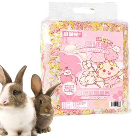 Kleintier Bodenbelag aus Papier - Wolkenweich, Staubfrei, Superflauschig, Geruchsneutralisierend, Naturmaterial, Großpackung, Bequem, Hygienisch, Umweltfreundlich | Hamster, Kaninchen, Meerschweinchen