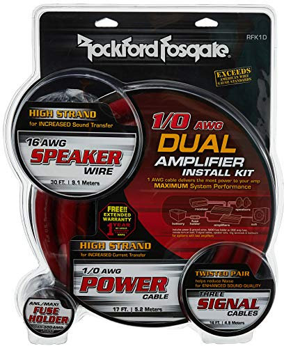 Rockford Fosgate Dual Amp Complete Kit