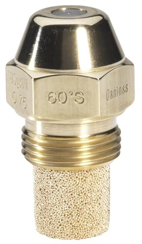 Danfoss Oil Fired Boiler Burner Nozzle 0.35 x 60 S USgal/h ° Degree Spray Pattern Heating Jet 1.35 Kg/h