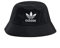 adidas Damen Trefoil Stoffhut, Black/White, OSFW