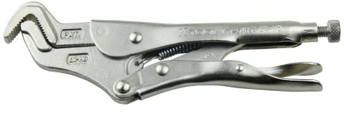 K Tool International 54053 9 Parrot Plier for Garages, Repair Shops and DIY, 3 Sided File-Cut Grip, Chrome-Molybdenum Steel, 15/64 to 1-1/4 (6-32mm) Jaw Capacity, Adjustable Pressure Screw