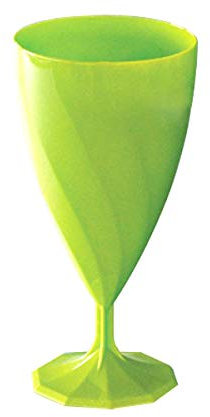 ADISERVE 6 Verres à Eau Plastique réutilisable 20 cl Vert anis