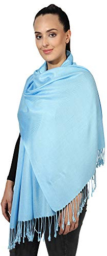 World of Shawls Pashmina Style All Seasons Handcrafted Wrap Shawl Stole Scarf
