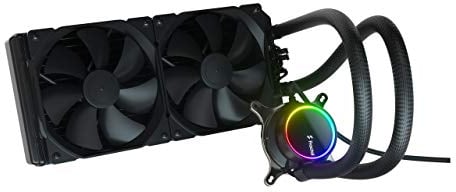 Fractal Design Celsius+ S28 Dynamic X2 PWM Black 280mm ARGB Pumpe, Silent Performance Slim Radiator AIO CPU Wasserkühlung, Liquid/Water Cooler