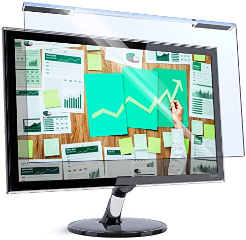 VINTEZ Blue Light Screen Protector for 23, 23.6, 23.8, 24 Inch Computer Monitor and Laptop – Anti-UV Blue Light Blocking Film for Desktop PC, Eye Protection Filter, 21.2 x 13.4, 1 Pack