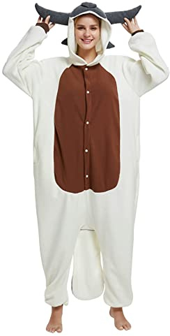 GZHOK Erwachsene Cartoon Tier Dinosaurier Kostüme Pyjama Weihnachten Halloween Cosplay