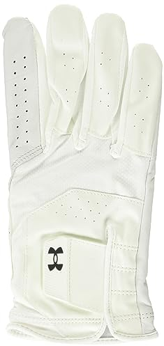 Under Armour Mens Full Finger Gloves Men's Ua Iso-Chill Golf Glove, Wht, 1370277-100, RML