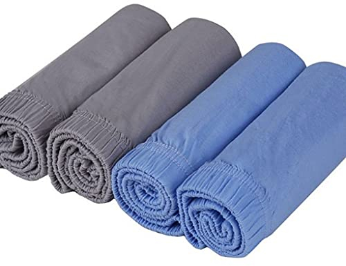 LAMZH Herren Boxer 4pcs / Lot Männliche Unterwäsche Baumwolle Lose Schlafshorts Herren Boxer Weiche Bequeme Herren Familienhöschen Alte Unterhose Mann Boxer Boxer-Shorts (Color : E, Size : (X-L))