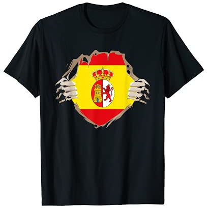 Disfraz de Héroe Español Bandera de España Camiseta