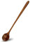 AOOSY Longue cuillère à soupe, cuillère à riz en bois avec tête ronde et coréenne, 10,9 pouces de long hnadle, coréenne, japonaise, naturelle Cuillères à mélanger Cuillères de cuisine