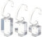 OLYCRAFT 3-Teiliger Acryl Uhrenständer Uhrendisplays Klarer C-Typ Einzelnes Uhrenarmband Uhrenständer Für Ladengeschäfte Theken Oder Vitrinen