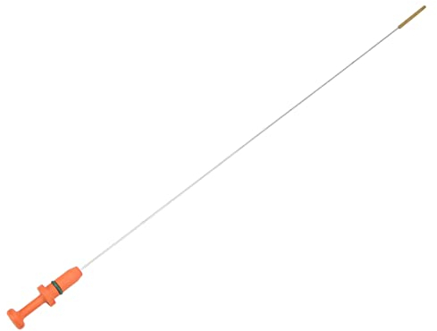 Auto Motorölmessstab, Auto 22,3 Zoll Ölmessstab Werkzeug Edelstahl Ölmessstab Ersatz für C3 C4 C5 DS 3 4 5(Orange) Sonstiges Zubehör Motor-Systeme