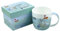 Emma Ball Bone China Mug with Gift Box 350ml Swimming Seals Fish Lighthouse