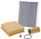 ATEC Germany Set di filtri di ispezione con 1x filtro olio, 1x filtro aria, 1x filtro aria abitacolo (carbone attivo), 1x tappo di scarico olio con guarnizione, COMPATIBILE CON - OPEL CORSA D (S07)