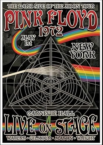 pink floyd Retro Vintage Rock Concert Gig Poster Wall Art A4