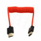 HangTon Cable HDMI 4K 120p 8K trenzado en espiral para Ninja V SmallHD Blackmagic Monitor Sony A7RV A7m4 FX9 Canon C400 C70 C500II Lumix S1H Nikon Z9 Cámara tipo A HDMI 2.1