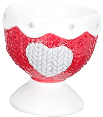 SOLUSTRE Support Céramique Avec Motif Coeur Porte- Adorable Pour Décoration Miniature Organisateur Pratique Pour Déjeuner