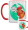 Grindstore Cute But Abusive – D*ckhead Red Inner zweifarbige Tasse