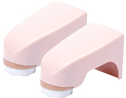 DRESSOOS 2piezas Soporte De Jabón Magnético Pared Portajabón Adhesivo para Cocina y Baño Color Rosa Drenaje Instalación