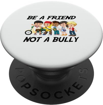 Be A Friend Not A Bully Tee for Anti bullying prevention Awa PopSockets mit austauschbarem PopGrip