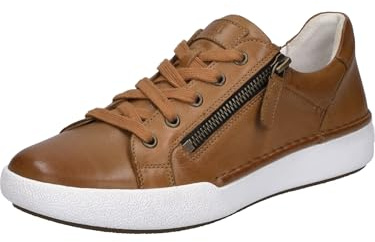 Josef Seibel Damen Low-Top Sneaker Claire 03,Weite G (Normal),Wechselfußbett,schnürschuhe,schnürer,Halbschuhe,Camel,44 EU