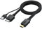 AUTOUTLET PS1/PS2 auf HDMI Adapter, Echt Plug and Play, Unterstützt 4:3/16:9 Konvertierung, 1080P HDMI Konverter für PS1/PS2 mit Kabel-Design, PS1 PS2 HDMI Kabel für HDTV Monitor