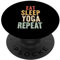 Eat Sleep Yoga Repeat Entspannung PopSockets Klebender PopGrip