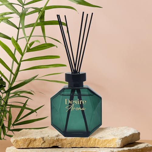 Vintage Green Reed Diffuser Decorative Glass Bottle Boxed Gift