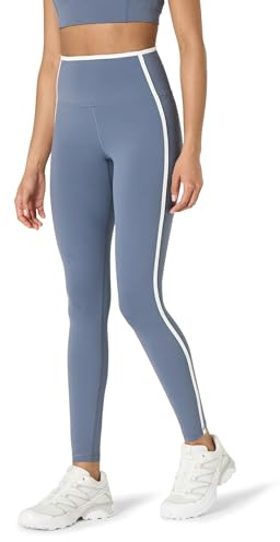 Amazon Essentials Damen Active FormFlex Buttery Soft Yoga-Leggings mit Kontrastbesatz, hohe Taille, volle Schrittlänge von 70cm
