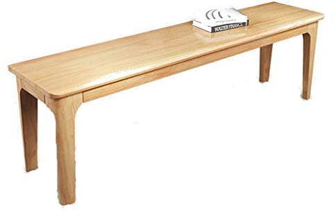 FQCXCKJ Fußbank fürs Bett, Massivholz, Fußhocker, Lange Bank, Esstischbank, Foyer, Umkleide-/Schuhhocker (A, 120 x 45 x 35 cm)