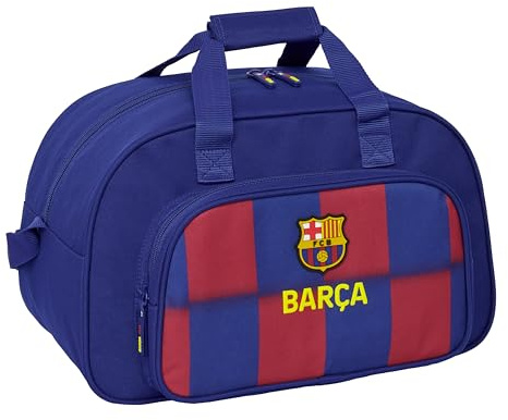 Safta FC Barcelona 1. Team 25/26 Sporttasche, Rucksack, ideal für Kinder verschiedener Altersgruppen, bequem und vielseitig, Qualität und Widerstandsfähigkeit, 40 x 23 x 24 cm, blau/granate, M, Casual