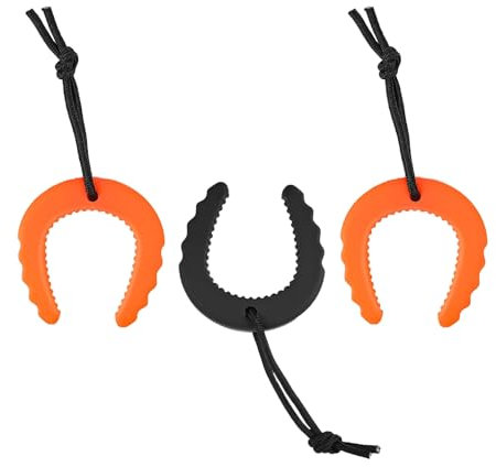 Lot de 3 cales de porte pour police, forces de l'ordre, services d'urgence, outils de pompier, porte tactique avec attaches en paracorde en nylon pour un accès facile - Compatible Molle/PALS