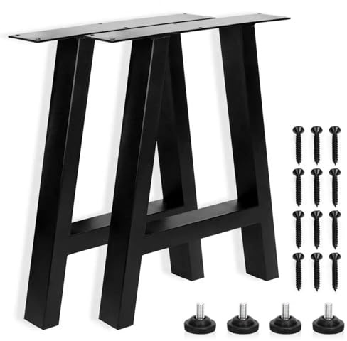 LXLAEOANG Robuste Tischbeine aus Metall mit Antik-Finish – 2er-Set, Möbelbeine for Bank, Sofa, Couchtisch für Couchtisch Bei Esstisch